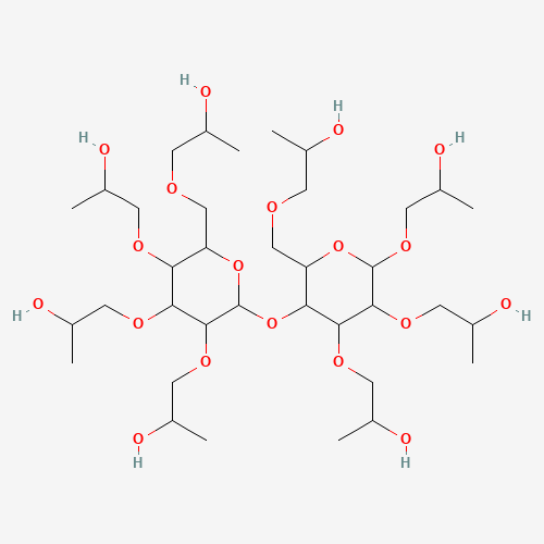 Hydroxyethyl-cellulose molecular structure
