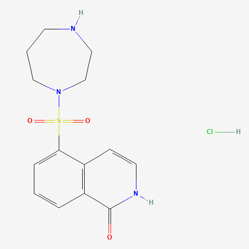 Hydroxyfasudil hydrochloride hydrate molecular structure