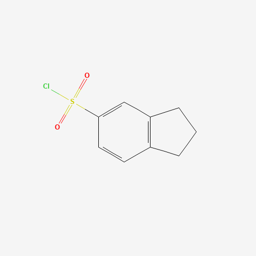 Indan-5-sulfonyl chloride molecular structure