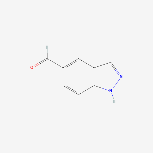 Indazole-5-carboxaldehyde molecular structure