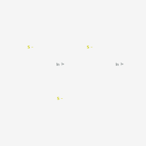 Indium(III) sulfide red molecular structure