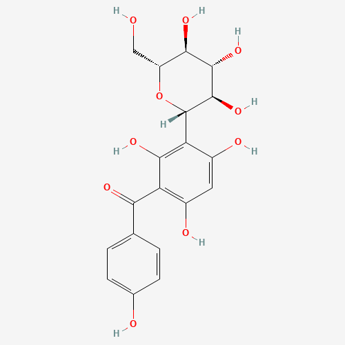 Iriflophenone 3-C-glucoside molecular structure