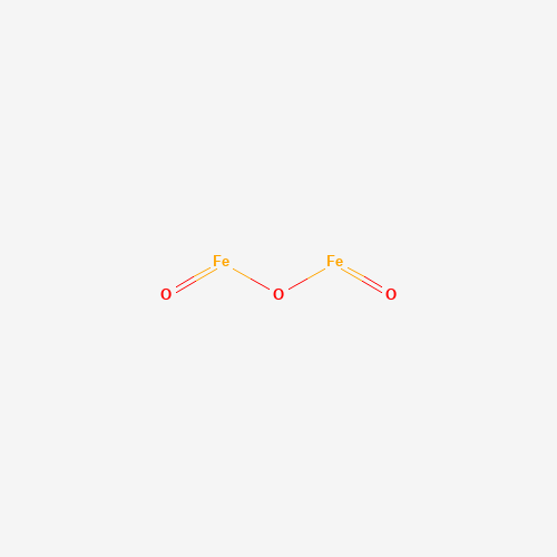 Iron(III) oxide molecular structure