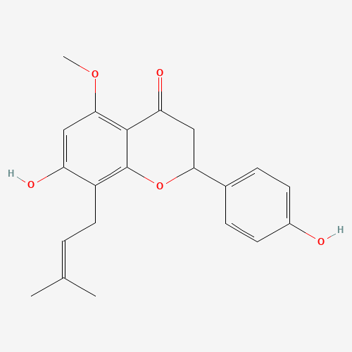 Isoxanthohumol molecular structure