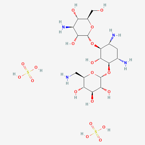Kanamycin disulfate salt from Streptomyces kanamyceticus molecular structure