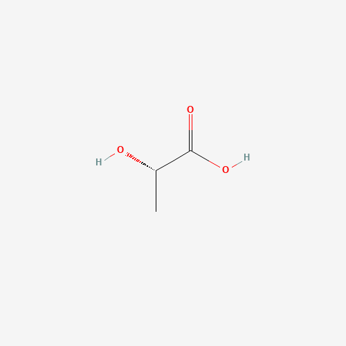 L-(+)-Lactic acid molecular structure