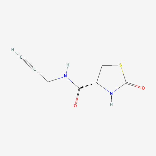L-2-oxothiazolidine-4-carboxylic acid propargyl amide molecular structure