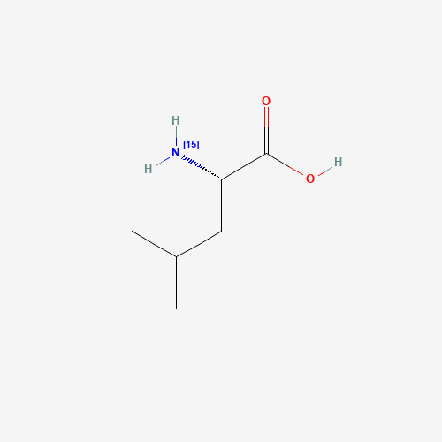 L-Leucine-15N molecular structure