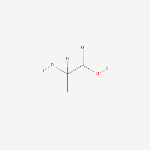 Lactic acid molecular structure