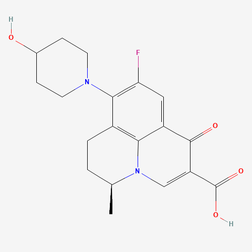 Levonadifloxacin molecular structure