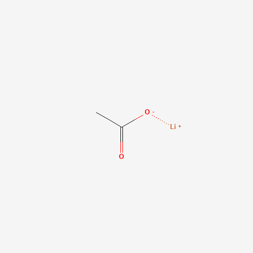 Lithium acetate molecular structure