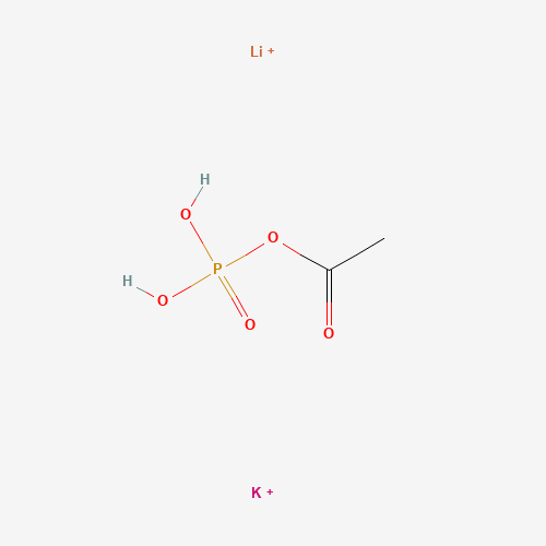 Lithium potassium acetyl phosphate molecular structure