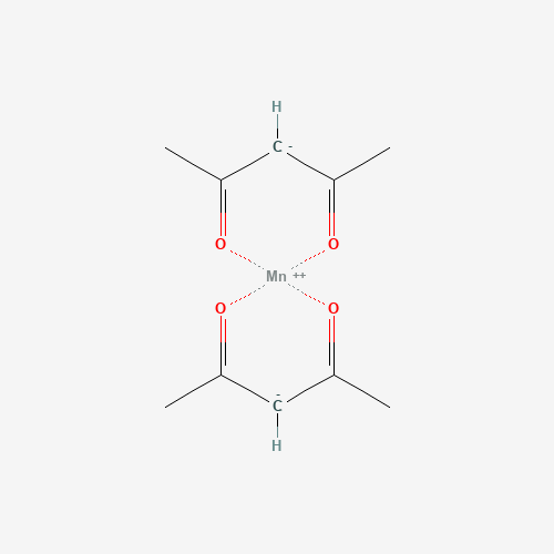 Manganese(II) acetylacetonate molecular structure
