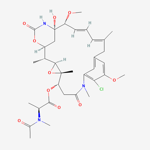 Maytansine molecular structure