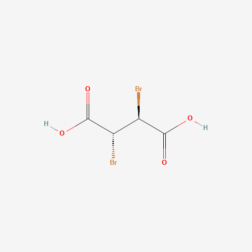 meso-2,3-Dibromosuccinic acid molecular structure