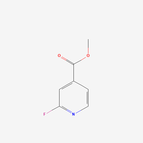 Methyl 2-fluoropyridine-4-carboxylate molecular structure
