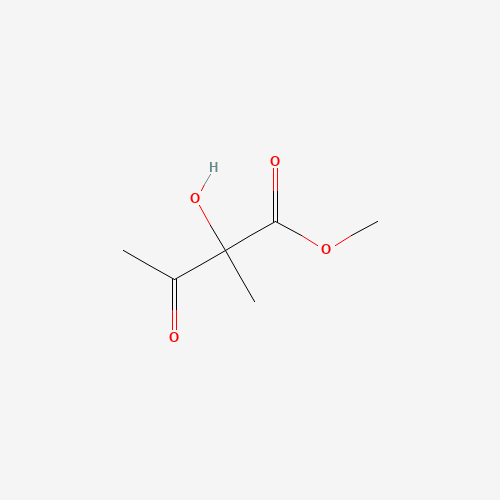 Methyl 2-hydroxy-2-methyl-3-oxobutyrate molecular structure