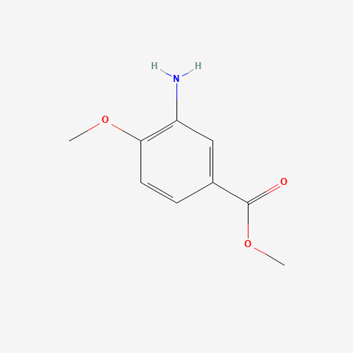 Methyl 3-amino-4-methoxybenzoate molecular structure