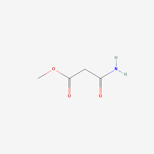 Methyl malonate monoamide molecular structure