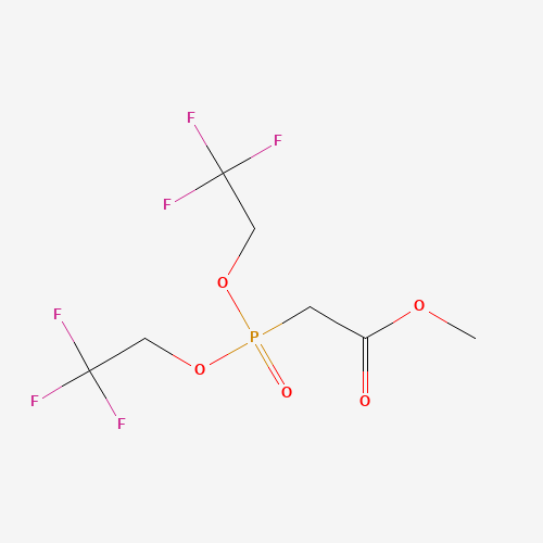 Methyl P,P-bis(2,2,2-trifluoroethyl)phosphonoacetate molecular structure