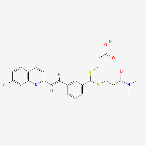 MK-571 sodium salt hydrate molecular structure
