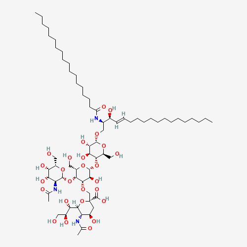Monosialoganglioside GM2 from bovine brain molecular structure