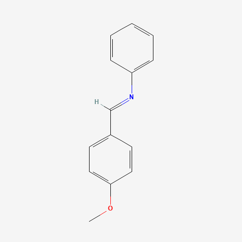 N-(4-Methoxybenzylidene)aniline molecular structure