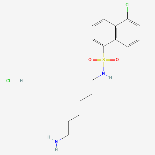 N-(6-Aminohexyl)-5-chloro-1-naphthalenesulfonamide hydrochloride molecular structure