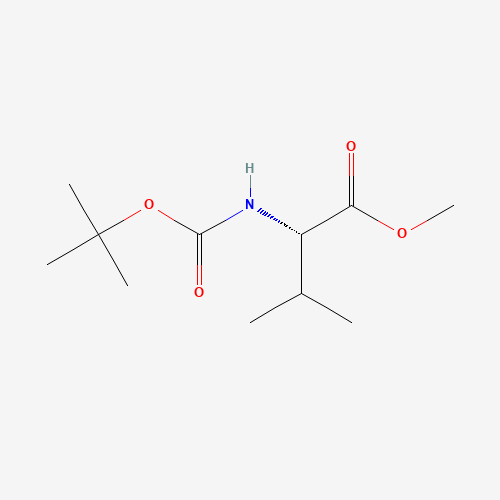 N-(tert-Butoxycarbonyl)-L-valine methyl ester molecular structure
