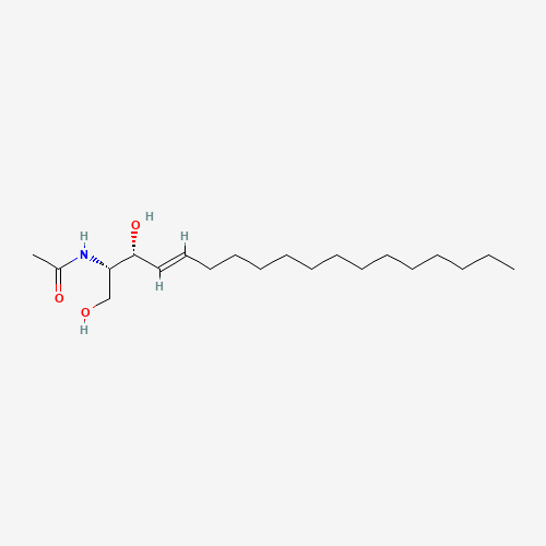 N-Acetyl-D-sphingosine molecular structure