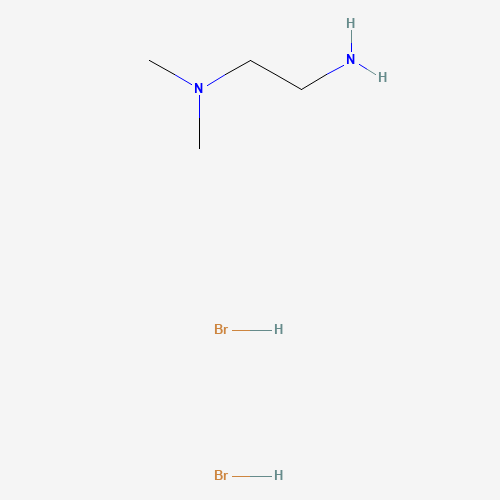 N,N-Dimethylethane-1,2-diammonium bromide molecular structure