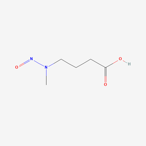 N-Nitroso-N-methyl-4-aminobutyric acid molecular structure