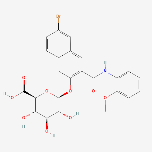 Naphthol AS-BI β-D-glucuronide molecular structure
