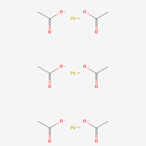 Palladium(II) acetate molecular structure