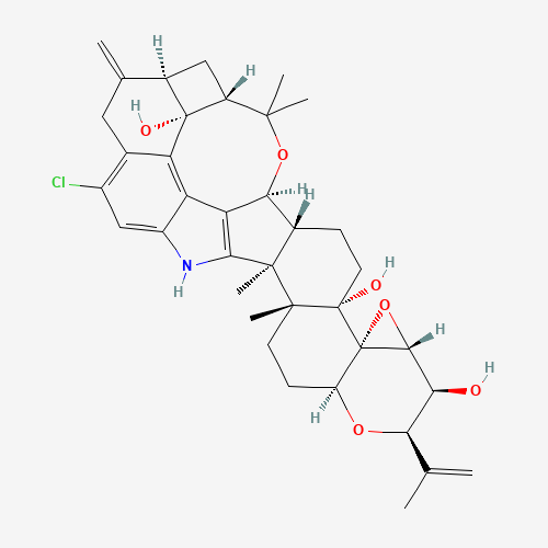 Penitrem A molecular structure