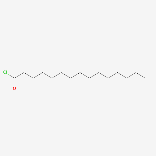 Pentadecanoyl chloride molecular structure