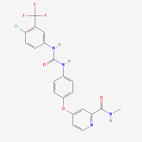 Peonidin 3-glucoside chloride molecular structure