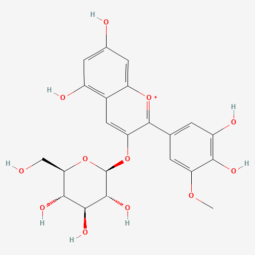 Petunidin 3-glucoside chloride molecular structure