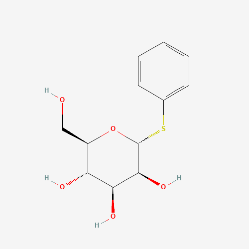 Phenyl α-D-thiomannopyranoside molecular structure