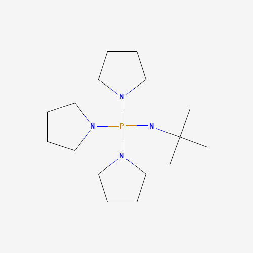 Phosphazene base P1-t-Bu-tris(tetramethylene) molecular structure