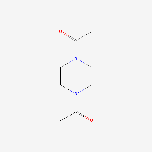 Piperazine diacrylamide molecular structure