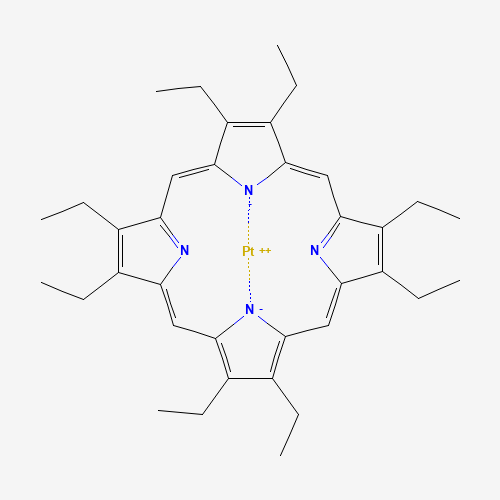 Platinum(II) 2,3,7,8,12,13,17,18-octaethyl-21H,23H-porphyrin molecular structure