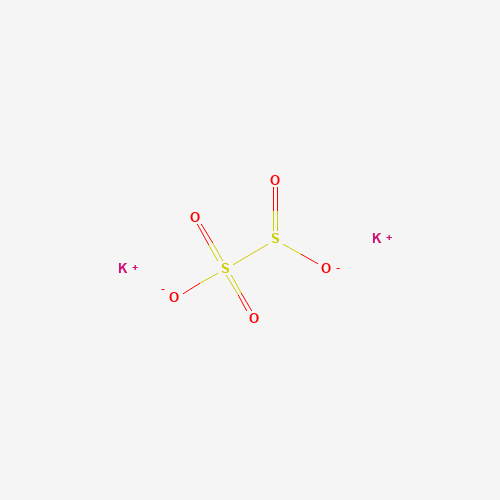 Potassium disulfite molecular structure