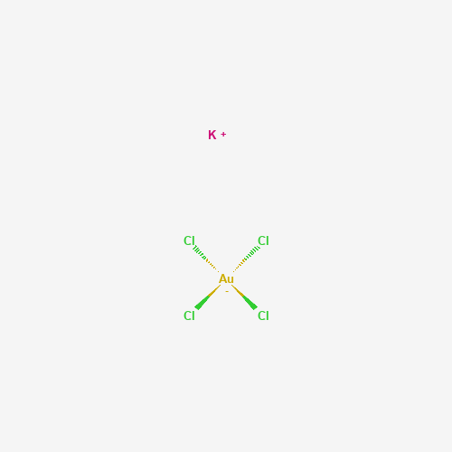 Potassium gold(III) chloride molecular structure