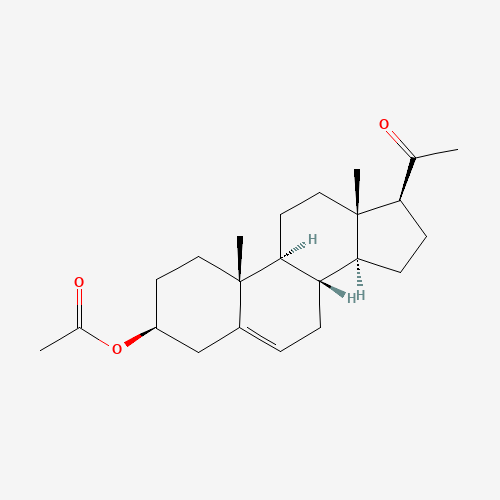 Pregnenolone acetate molecular structure