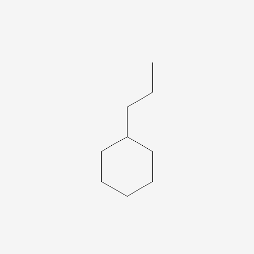 Propylcyclohexane molecular structure