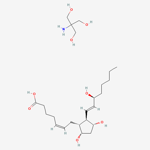 Prostaglandin F2α tris salt molecular structure