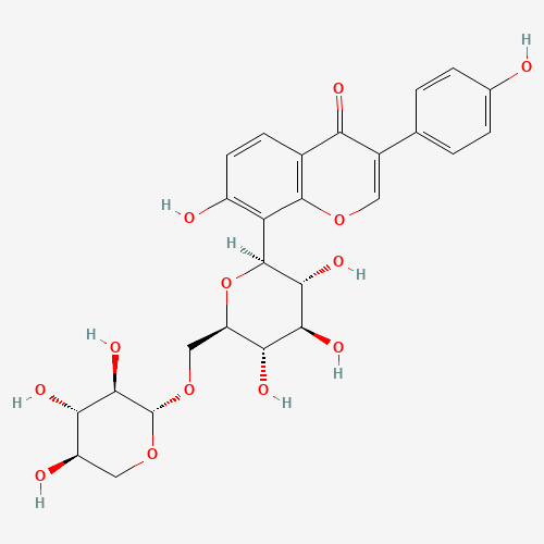 Puerarin 6"-xyloside molecular structure