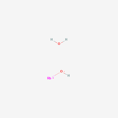 Rubidium hydroxide hydrate molecular structure
