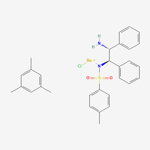 RuCl[(R,R)-TsDPEN](mesitylene) molecular structure